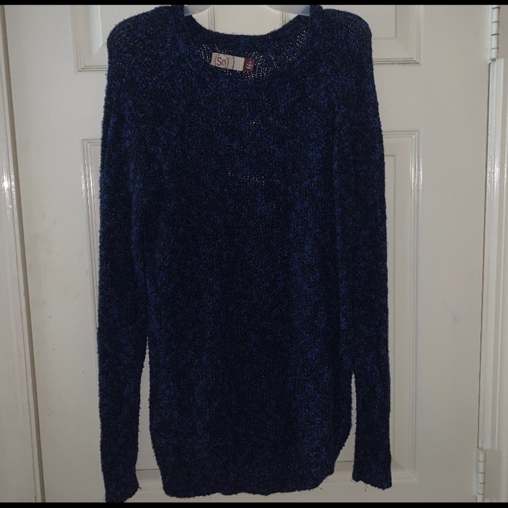 SO Brand Knitted Blue/Black Sweater